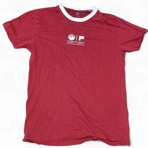 Fila Maroon Short Sleeve Tee with White Accents
